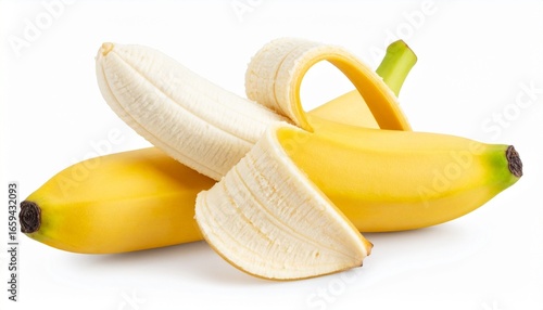 bananas isolated on white background