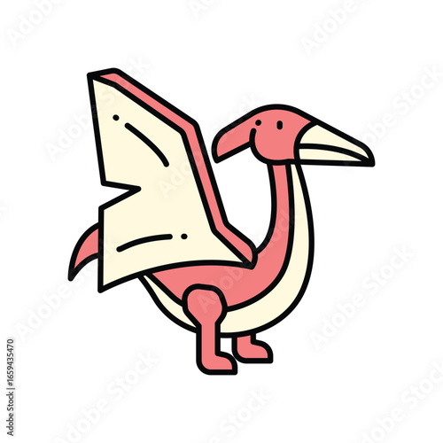 Cute Dinosaur Vector Icons Collection Illustration