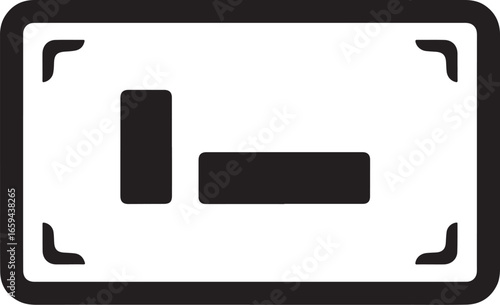 Bed Icon Symbol for Hotel Accommodation and Sleeping Area Sign