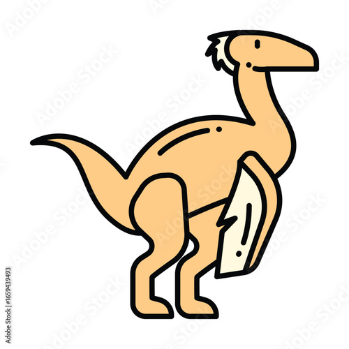 Cute Dinosaur Vector Icons Collection Illustration