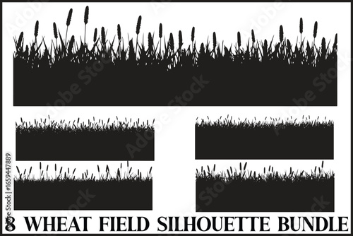 Wild Grass & Grain Vector Set