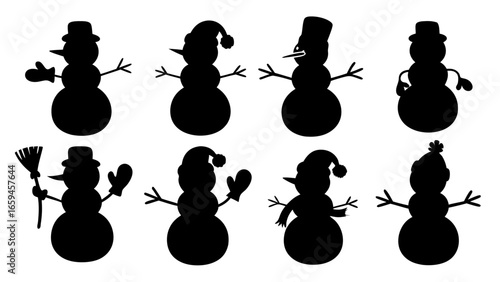 set of snowman