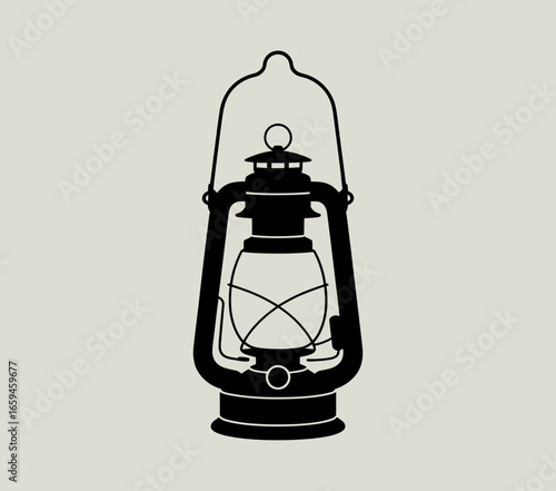 vintage oil lamp