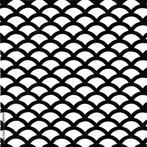 Fish Scale Pattern Vector