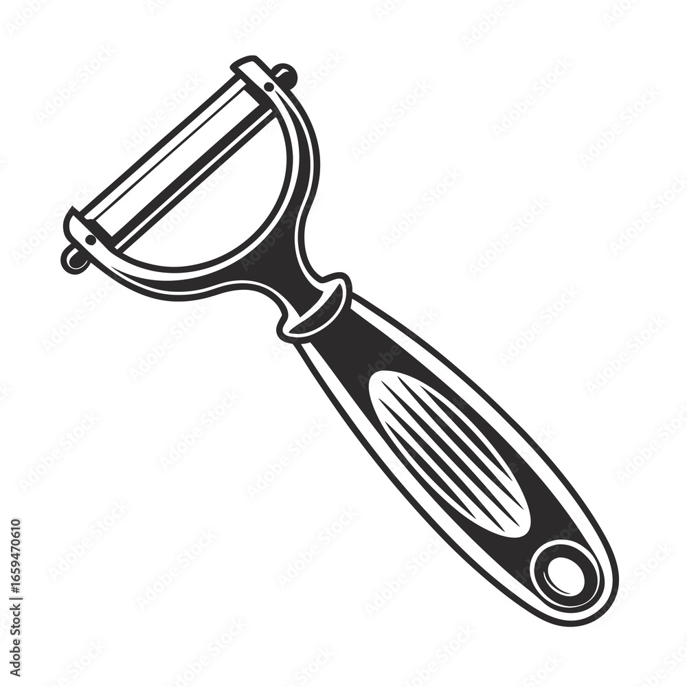 Obraz premium vector illustration of a kitchen knife
