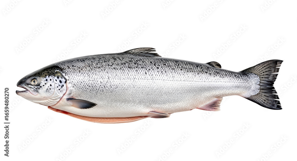 Naklejka premium Isolated Salmon Fish