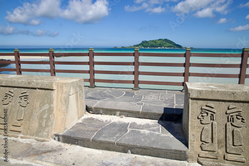 Hyeopjae Steps with Hareubang Reliefs