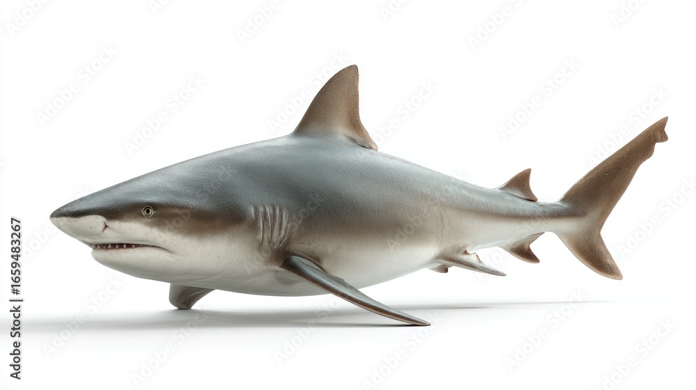 Obraz premium Gray shark in profile (1)