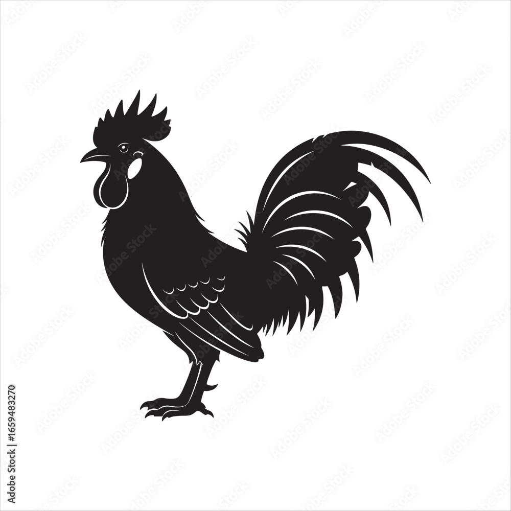 rooster isolated on white background rooster isolated on white background