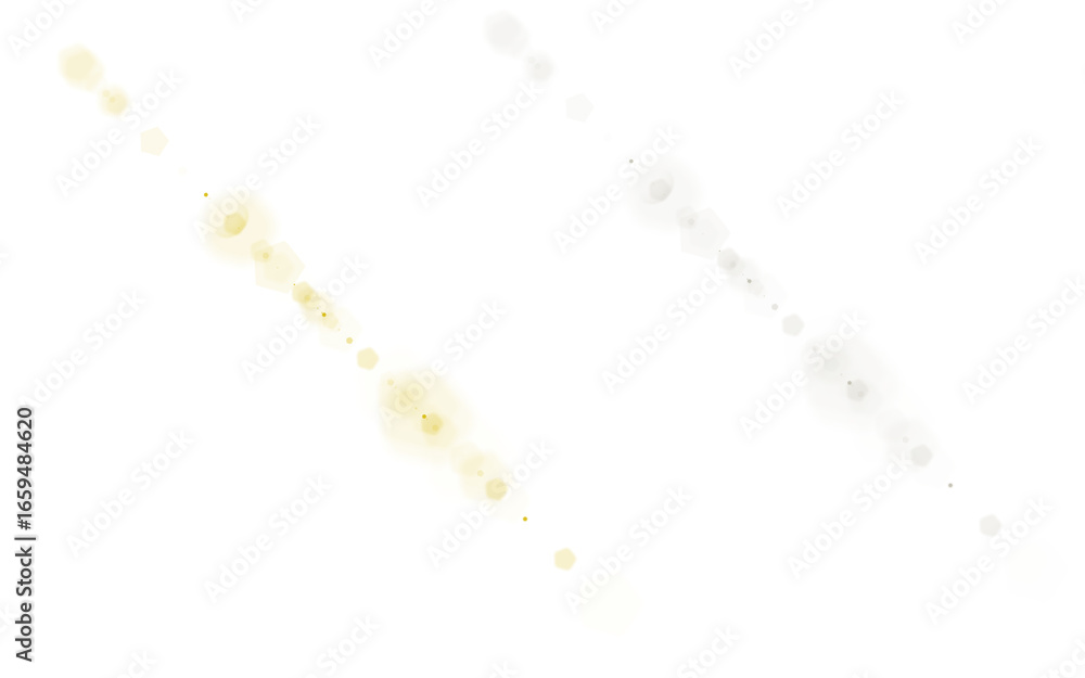 Fototapeta premium Bokeh lights trails on white background