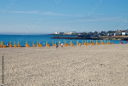 Yellow Umbrellas on Gwakji Beach