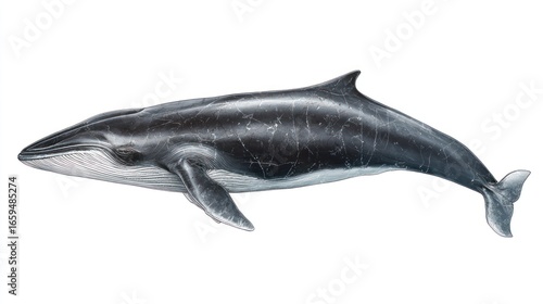 Illustration of a whale 