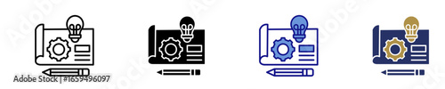 Prototype Design  Icon Set Multiple Style Collection