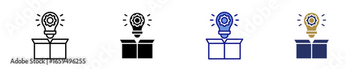 Product Innovation  Icon Set Multiple Style Collection