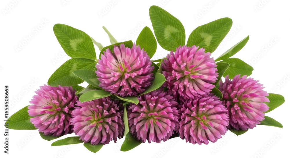 Obraz premium Isolated Bunch of Clover Flowers