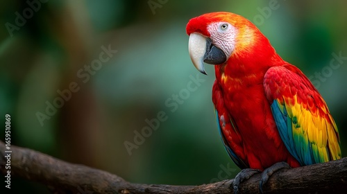 scarlet macaw parrot