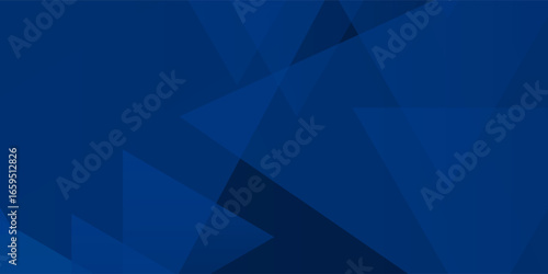 Blue abstract on blue dark gradient background. Simple