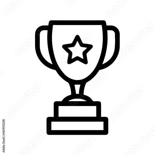 Trophy Cup Icon - Success, Award & Achievement