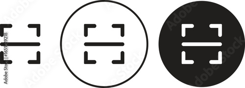 Digital scanning QR code icons set in flat styles. Collection and group of barcode, scanner, payment, authentication, mobile, verification, identification and technology symbol designs.