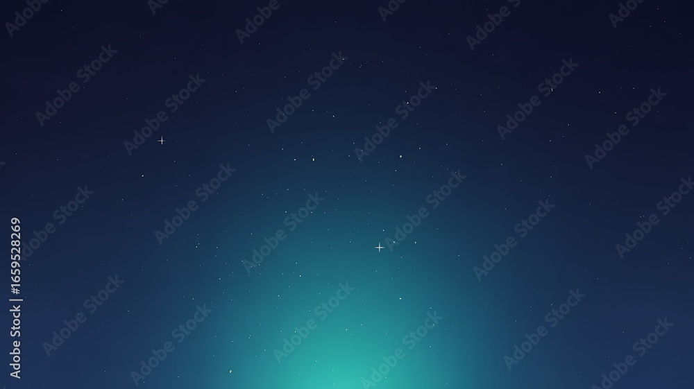 Fototapeta premium Deep Blue Night Sky Filled with Twinkling Stars Cosmic Background with Gradient Effect Serene and Peaceful Illustration