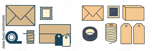 Creative stationery tools for mailing and organization needs
