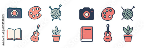 Vector illustrations for creative microstock activities