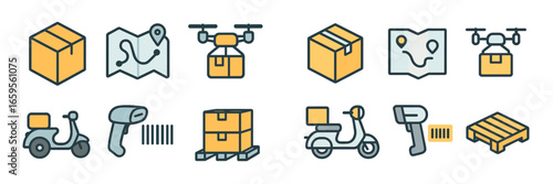 Delivery solutions with drones and scooters for efficient logistics