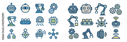 Icons and elements for robotic and automation design