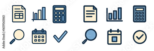 Vector art: business tools and symbols for effective planning