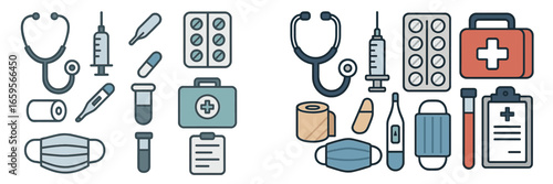 Medical equipment and supplies collection for healthcare professionals
