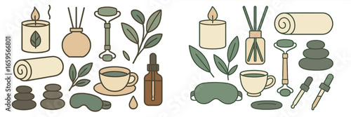 Wellness and relaxation elements for a tranquil ambiance