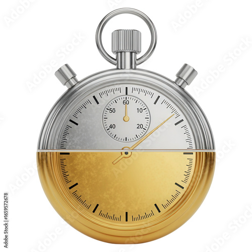 Chronological Liquid Transition: A Visual Metaphor for Time and Change isolated on transparent background