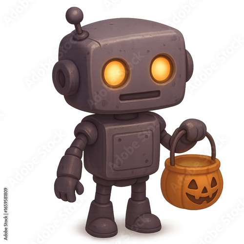 hallowen robot character cosplay