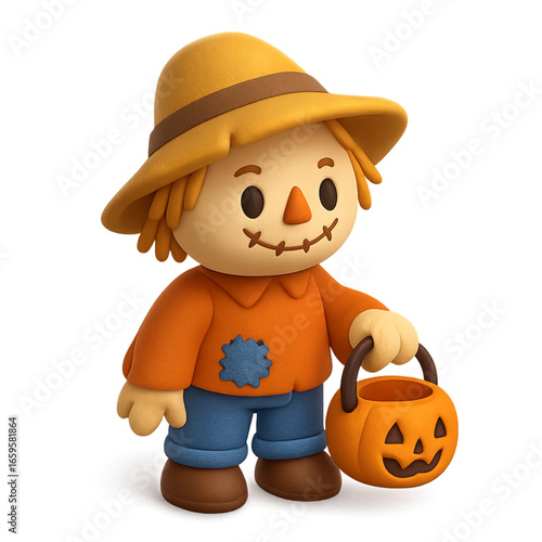halloween pumpkin doll