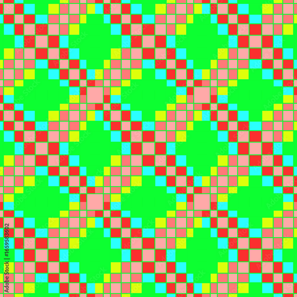 Fototapeta premium seamless pattern with colorful squares