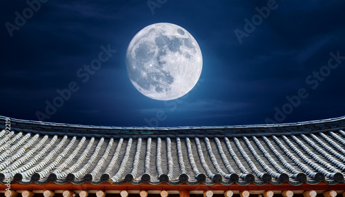 Full Moon in Korean Autumn – Ultra-Realistic Festival Night Scenes