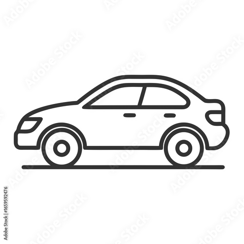 car vector on white background