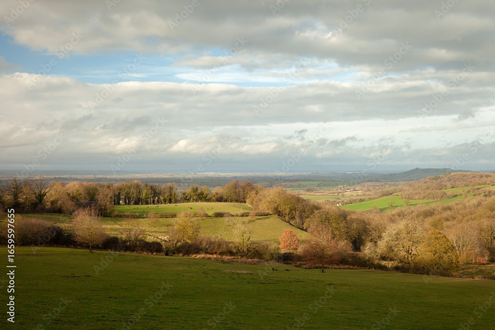 Obraz premium Cotswold landscape near Chipping Campden, Gloucestershire, England