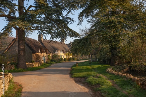 Cotswold village of Hidcote Bartrim near Chipping Campden, Cotswolds, Gloucestershire, England