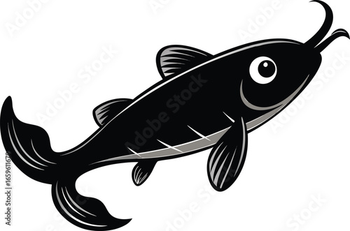 vector illustration of a fish