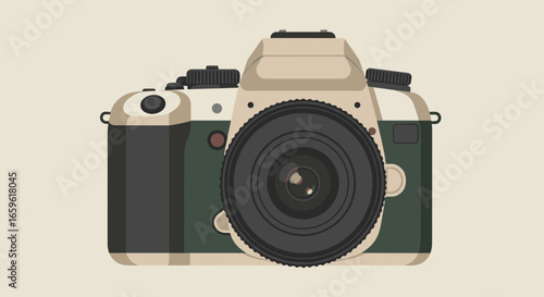 Vintage DSLR Camera: A Retro Photography Icon
