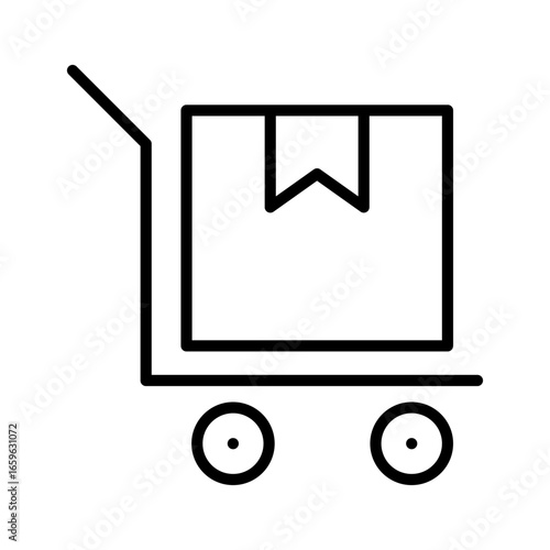 Warehouse icon vector. storage illustration sign. store symbol. storehouse logo. depot web icon.