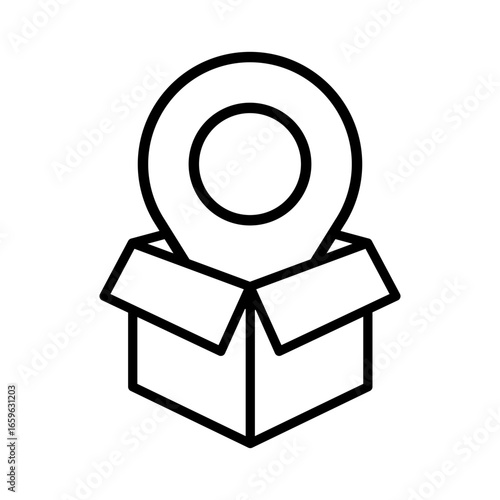 Warehouse icon vector. storage illustration sign. store symbol. storehouse logo. depot web icon.