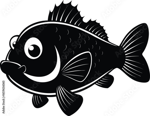 vector illustration of a fish