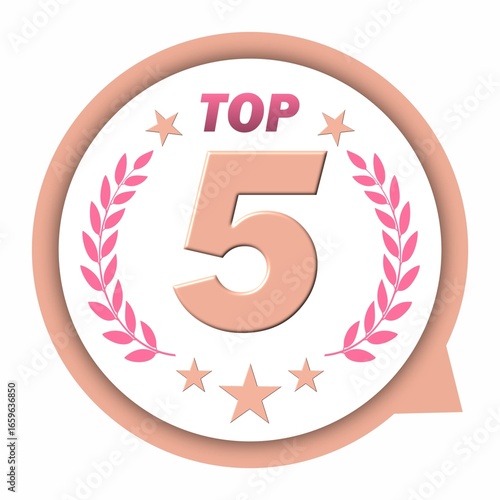 top 5 Finalists, top 5 logo, top 5 icon 