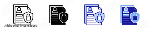 Inference  Icon Set Multiple Style Collection
