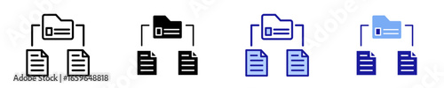 Data Modelling  Icon Set Multiple Style Collection
