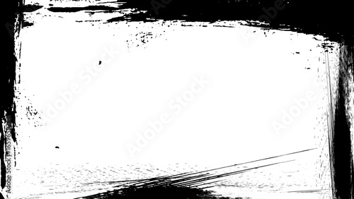 Grunge border background. Vector distress frame for your design.