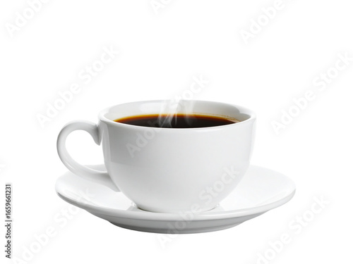 Wallpaper Mural coffee cup isolated on white Torontodigital.ca