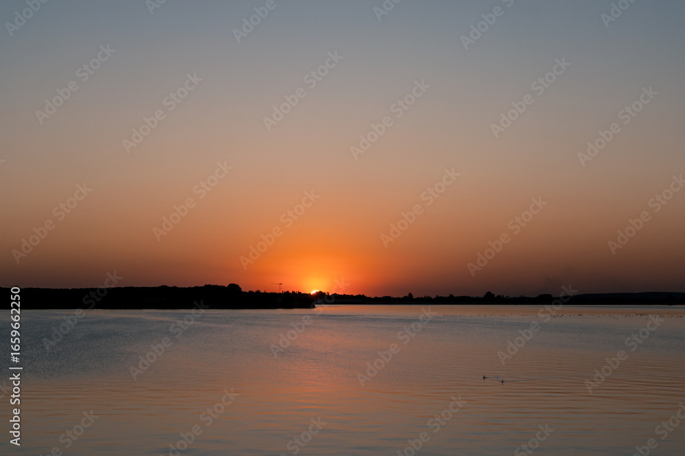 Obraz premium sunset over the sea